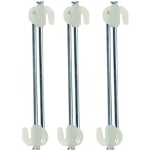 TENT PEGS 20.5 CM SET OF 6 METAL PLASTIC GLOWING AT NIGHT CAMP ACTIVE