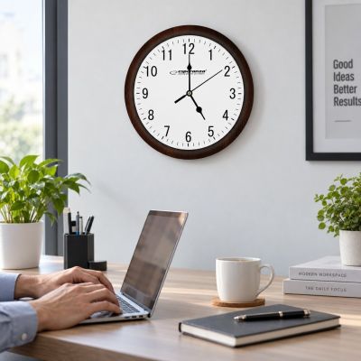 8. ESPERANZA WALL CLOCK LOS ANGELES WHITE
