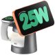 2. SODI 3-in-1 Wireless Charger with Night Light 25W W108A - Gray