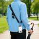 5. Tech-Protect C9S Rope Crossbody Phone Lanyard - Black