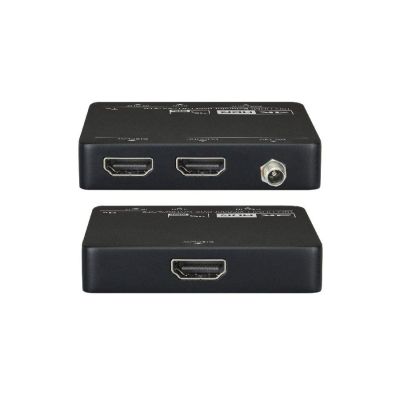2. LevelOne HVE-9006 AV Extender AV Transmitter and Receiver Black