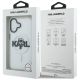 8. Karl Lagerfeld IML Karl Sketch Logo MagSafe Case for iPhone 17 - Transparent