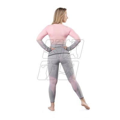 19. Thermoactive underwear Spokey Flora Set Lady Termo SM VT W 6114300000 gray and pink