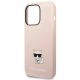 6. Karl Lagerfeld KLHCP14XSLCTPI iPhone 14 Pro Max 6.7 "hardcase light pink / light pink Silicone Choupette Body