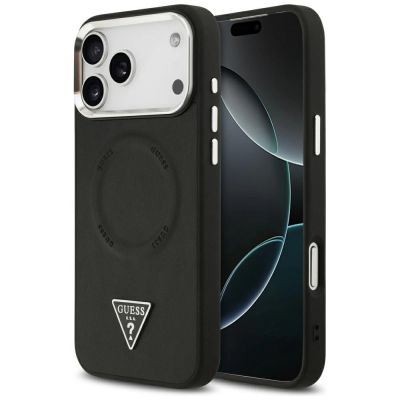 Guess Triangle Logo MagSafe case for iPhone 17 Pro - black