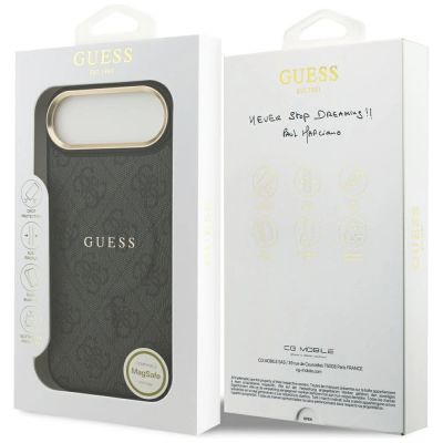 8. Guess 4G PU Classic Logo MagSafe case for iPhone 17 Air - black