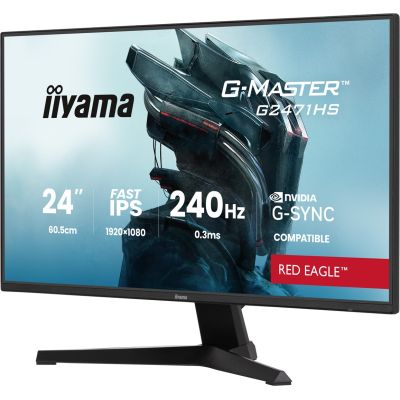 2. IIYAMA LED Fast IPS MONITOR 23.8" G2471HS-B1 Red Eagle 240Hz