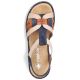 11. Comfortable Rieker W RKR662 multicolor sandals