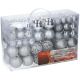 9. SET OF 100 SILVER BALLS