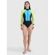 2. Women's long sleeve swimsuit 4F 4FWSS25USWSF085-33S