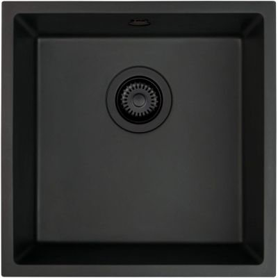 Single-bowl, undermount granite sink
