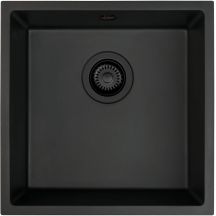 Single-bowl, undermount granite sink