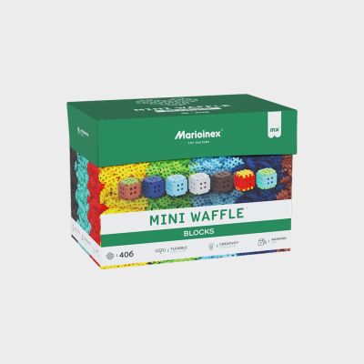 11. Marioinex Mini Waffle building blocks, 406 pieces