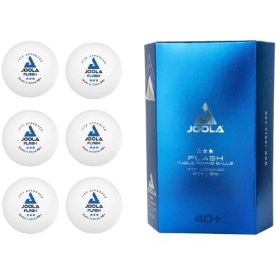 JOOLA FLASH TABLE TENNIS BALLS 6 PCS WHITE