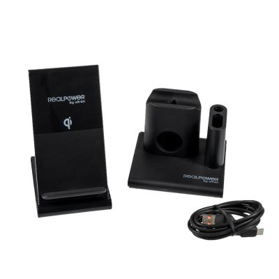 3. RealPower ChargeAIR Connect Smartphone, Smartwatch, Tablet Black USB Wireless Charging Internal