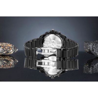 6. Men's Watch Giewont Chronograph Sapphire Black GW3970-B4