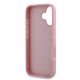 7. Guess Fixed Glitter Big 4G iPhone 16 Case - Pink