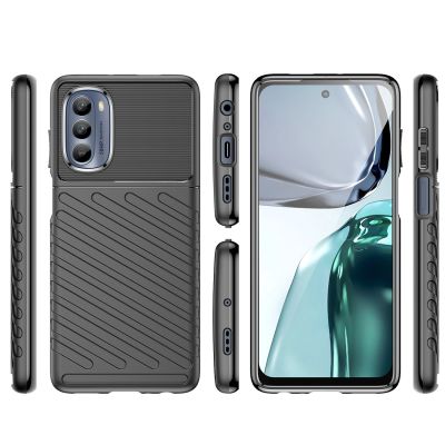 2. Thunder Case for Motorola Moto G62 5G silicone armor case black