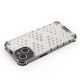 9. Honeycomb case for iPhone 14 armored hybrid cover transparent