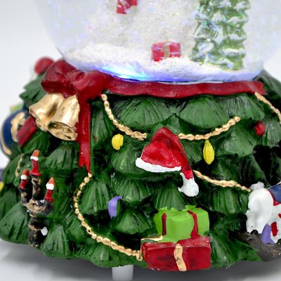 3. LED SNOW GLOBE WITH MUSIC, 8 MELODIES, 16.5 × 13 × 12 CM, SNOWMAN