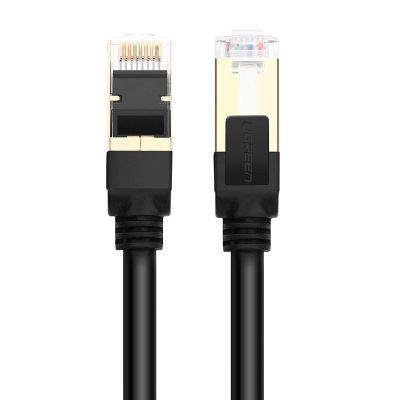 2. Ugreen Cable Ethernet patch cord RJ45 Cat 7 STP LAN 10Gbps 2m black (11269)