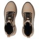 5. Leather ankle boots on the platform, insulated, beige, Filippo DBT7998
