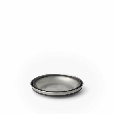 2. Sea To Summit Detour Camping Dish Round Silicone, Stainless Steel Foldable 1 Person Personal