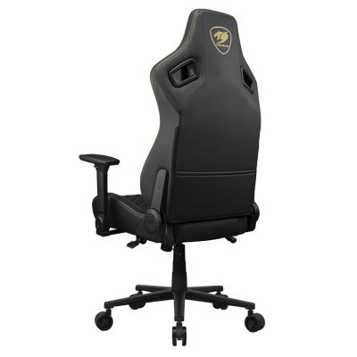 10. COUGAR CGR-DFL-GLB Gaming Chair Padded Upholstered Seat Black, Gold