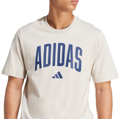 5. Men's adidas Collegiate Lineage T-shirt beige JM6415