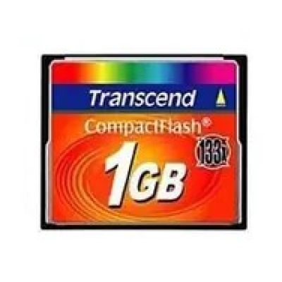 5. Transcend 1GB CF 133x CompactFlash MLC Memory Card