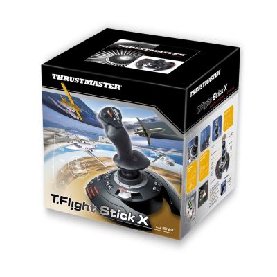 9. Thrustmaster T.Flight Stick X Black, Red, Silver USB Analog Joystick PC, Playstation 3