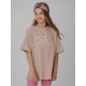 Oversized T-shirt with print for girls 4F 4FJRAW26TTSHF4242-83S