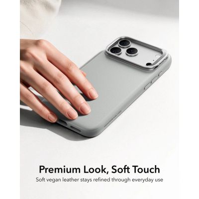 3. ESR Atelier Kickstand MagSafe Case for iPhone 18 Pro / 17 Pro - Gray