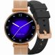 Smartwatch Gravity Rose Gold Black 2 Straps GT26-3