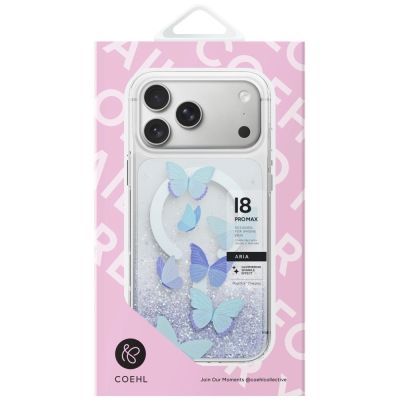 4. Uniq Coehl Aria Magnetic Charging Case for iPhone 18 Pro Max / 17 Pro Max - Blue