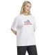 5. adidas Flower Pack Badge of Sport Women's T-shirt White IT1421
