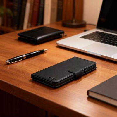 4. Tech-Protect Wallet Case for Samsung Galaxy S26+ - Black