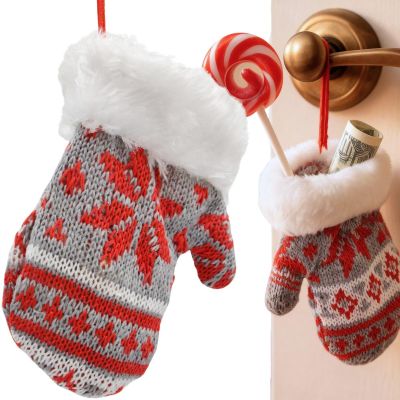 GLOVE PENDANT FOR GIFT 12CM GRAY