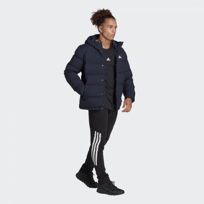 6. Adidas Helionic Hooded Down Jacket M HG8750