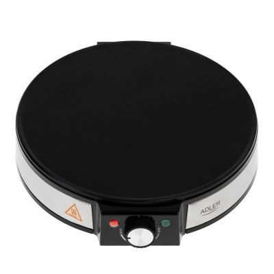 3. Adler AD 3058 Pancake Maker 1 Pan 1600 W Black, Stainless Steel