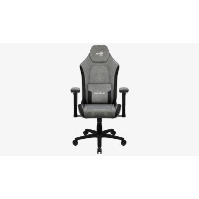 3. AEROCOOL CROWN AeroSuede Stone Gray armchair