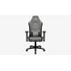 3. AEROCOOL CROWN AeroSuede Stone Gray armchair
