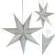 DECORATIVE PAPER STAR 60CM SILVER