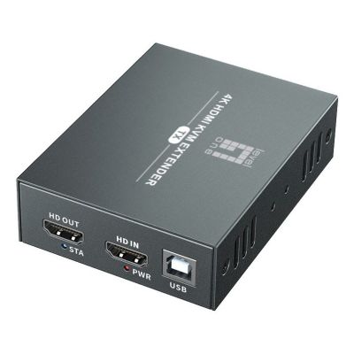 3. LevelOne HVE-8111 AV Extender AV Transmitter and Receiver Black