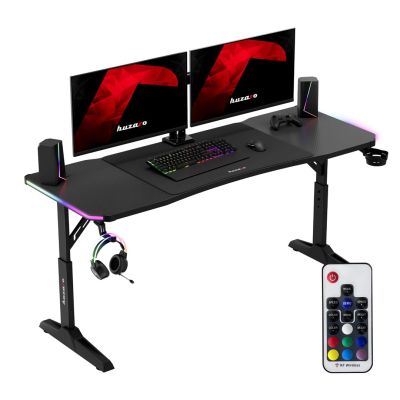 2. Huzaro Hero 4.6 RGB Black Gaming Desk