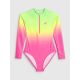 7. Girls' one-piece swimsuit with UPF50+ filter 4F 4FJRSS26USWSF144-91A