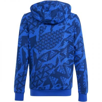 2. adidas Essentials Allover Print HD Jr IS2555 sweatshirt