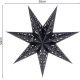 5. PAPER DECORATION STAR 50CM 7 ARMS BLACK