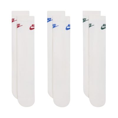 Nike Everyday Elevated Socks 3 Pairs White IH8522 906