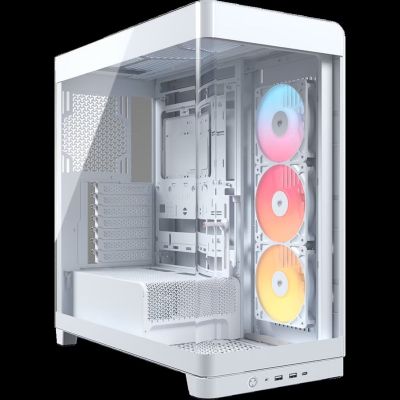 Corsair FRAME 4500X RS-R ARGB Tempered Glass Mid-Tower Case, White
